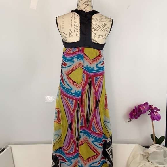 Authentic Icon Multi Color Maxi Dress Size XS - Picture 4 of 7
